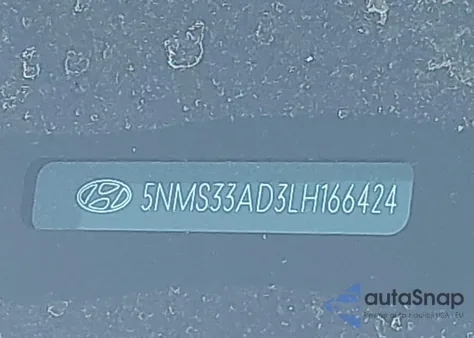 2020 Hyundai Santa Fe Sel from USA, damaged, VIN 5NMS33AD3LH166424